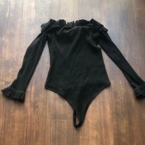 Lovers & Friends (Revolve) black bodysuit